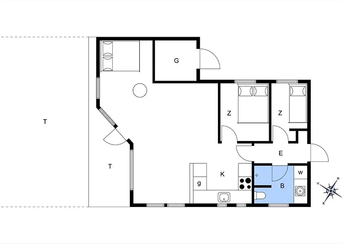 Дом отдыха N315-karrebaeksminde-kildeengen-25